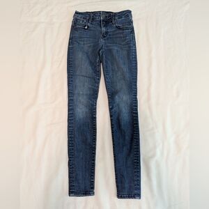 Old Navy Rockstar Stretch Dark Blue Skinny Jeans